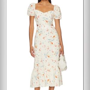 PAIGE Linh Dress in Cream Multi